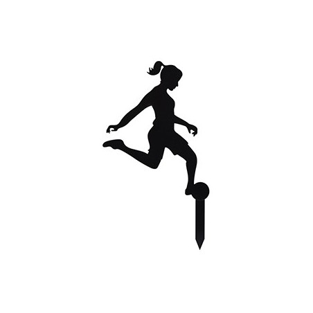 SUJET SPORT FOOT FILLE 