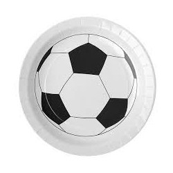 ASSIETTE FOOT SACHET DE 10 PIECES