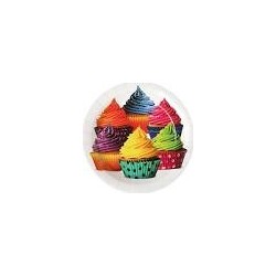 ASSIETTE CUPCAKE SACHET DE 10 PIECES
