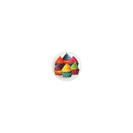 ASSIETTE CUPCAKE SACHET DE 10 PIECES