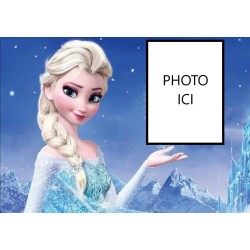 PHOTO PERSONNALISEE LA REINE DES NEIGES
