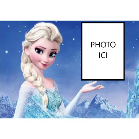PHOTO PERSONNALISEE LA REINE DES NEIGES