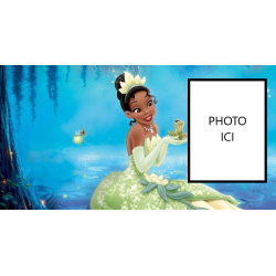 PHOTO PERSONNALISEE LA PRINCESSE ET LA GRENOUILLE