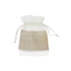 SACHET DENTELLE IVOIR SACHET DE 4 PIECES