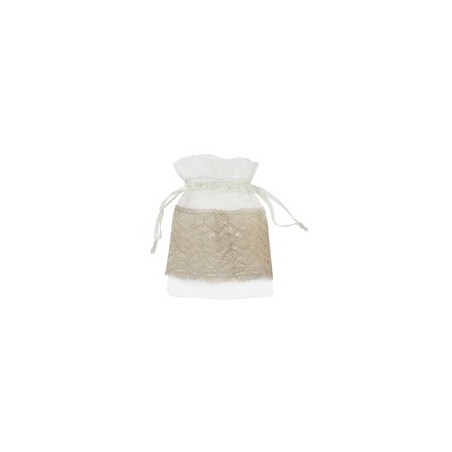 SACHET DENTELLE IVOIR SACHET DE 4 PIECES