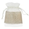 SACHET DENTELLE IVOIR SACHET DE 4 PIECES