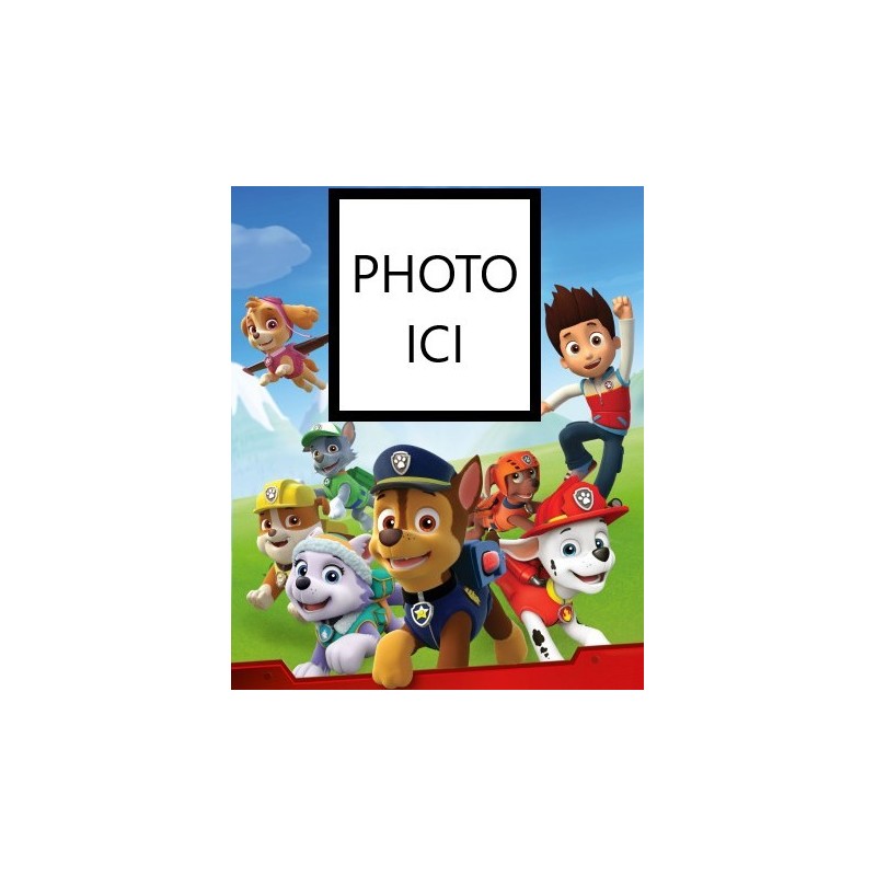PHOTO PERSONNALISEE PAT PATROUILLE PHOTO PERSONNALISEE PAT PATROUILLE