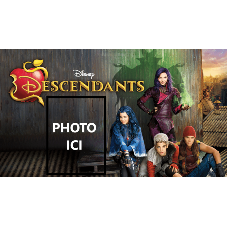 PHOTO PERSONNALISEE DESCENDANT