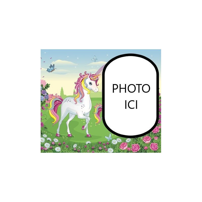 PHOTO PERSONNALISEE LICORNE PHOTO PERSONNALISEE LICORNE
