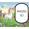PHOTO PERSONNALISEE LICORNE