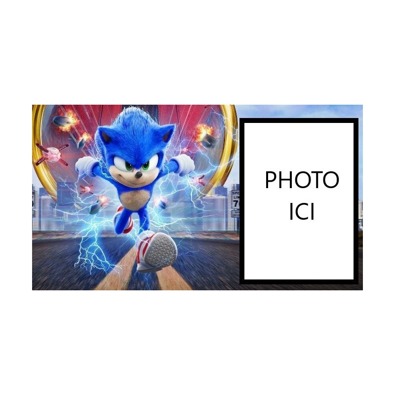 PHOTO PERSONNALISEE SONIC PHOTO PERSONNALISEE SONIC