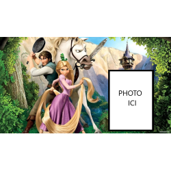 PHOTO PERSONNALISEE RAIPONCE