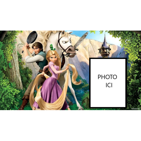 PHOTO PERSONNALISEE RAIPONCE